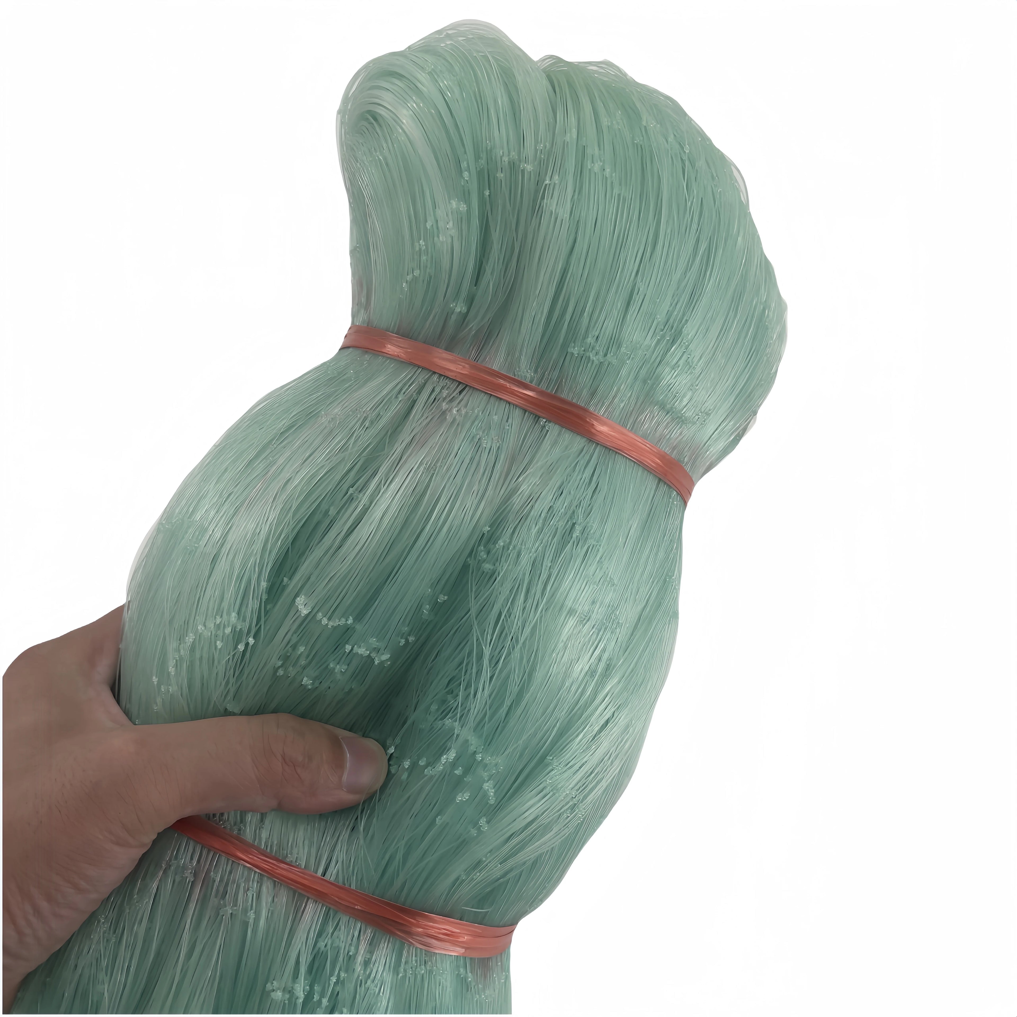 Wholesale Nylon Monofilament Cast Net 20-75md — 1.5–20cm Mesh, Green Color