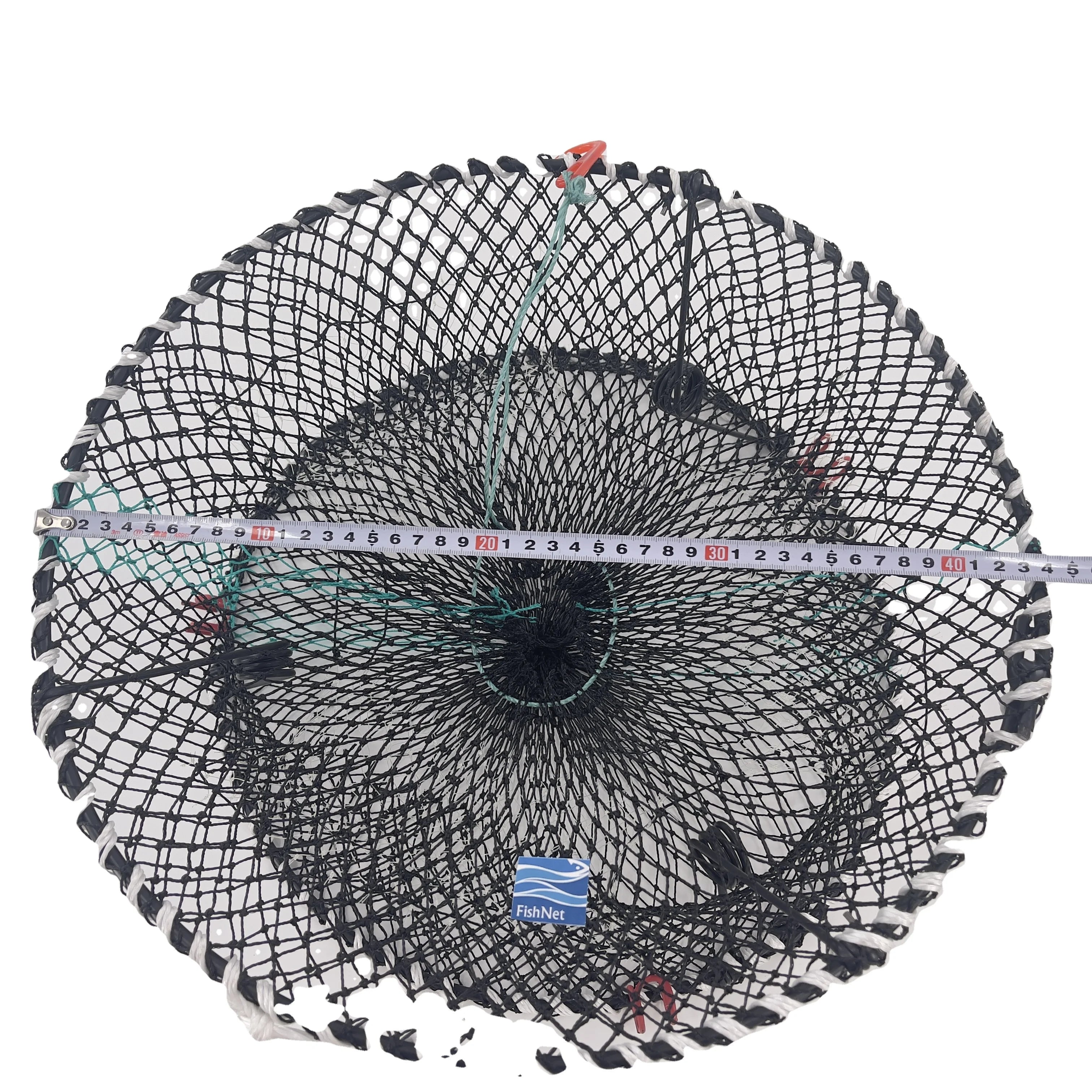 Crayfish PE Trap — Plastic Crab & Lobster Cage with Bait Pocket