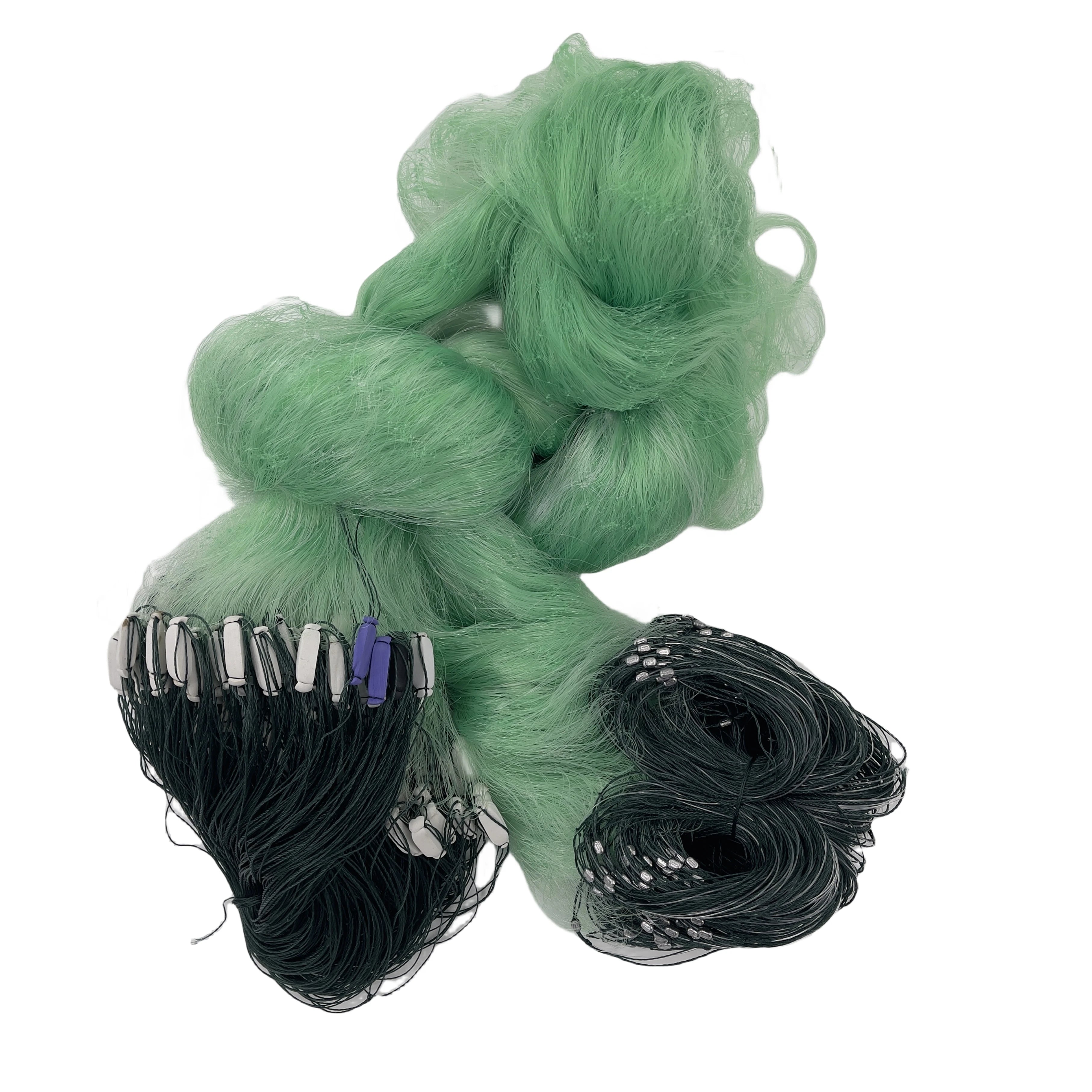 Three-Layer Trammel Gill Net 30m — Double Knot Nylon for Mixed-Species Fishing