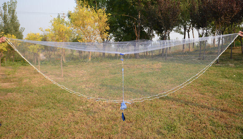 Hot Sale Cast Net 4FT / 6FT / 8FT — American-Style Hand Throwing Net with Bottle Pocket Frame