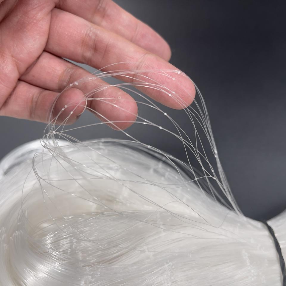 Premium Nylon Monofilament Gillnet — 0.30mm × 200md × 100m (Wholesale Mesh, White)