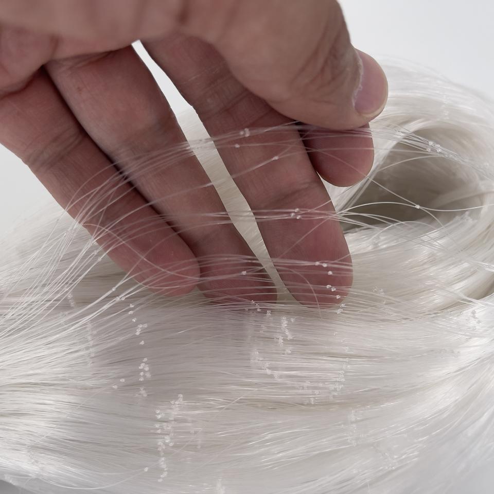 Premium Nylon Monofilament Gillnet — 0.30mm × 200md × 100m (Wholesale Mesh, White)