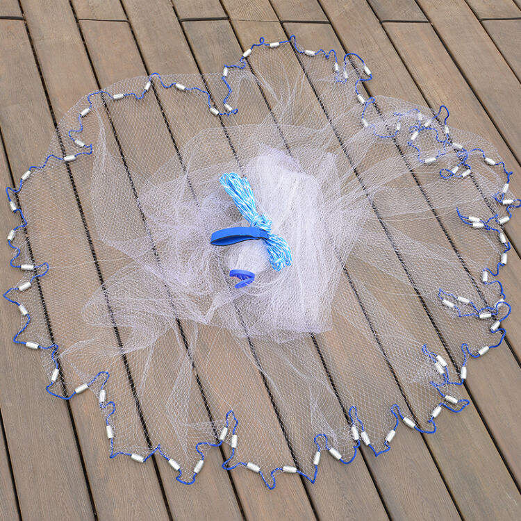 Hot Sale Cast Net 4FT / 6FT / 8FT — American-Style Hand Throwing Net with Bottle Pocket Frame