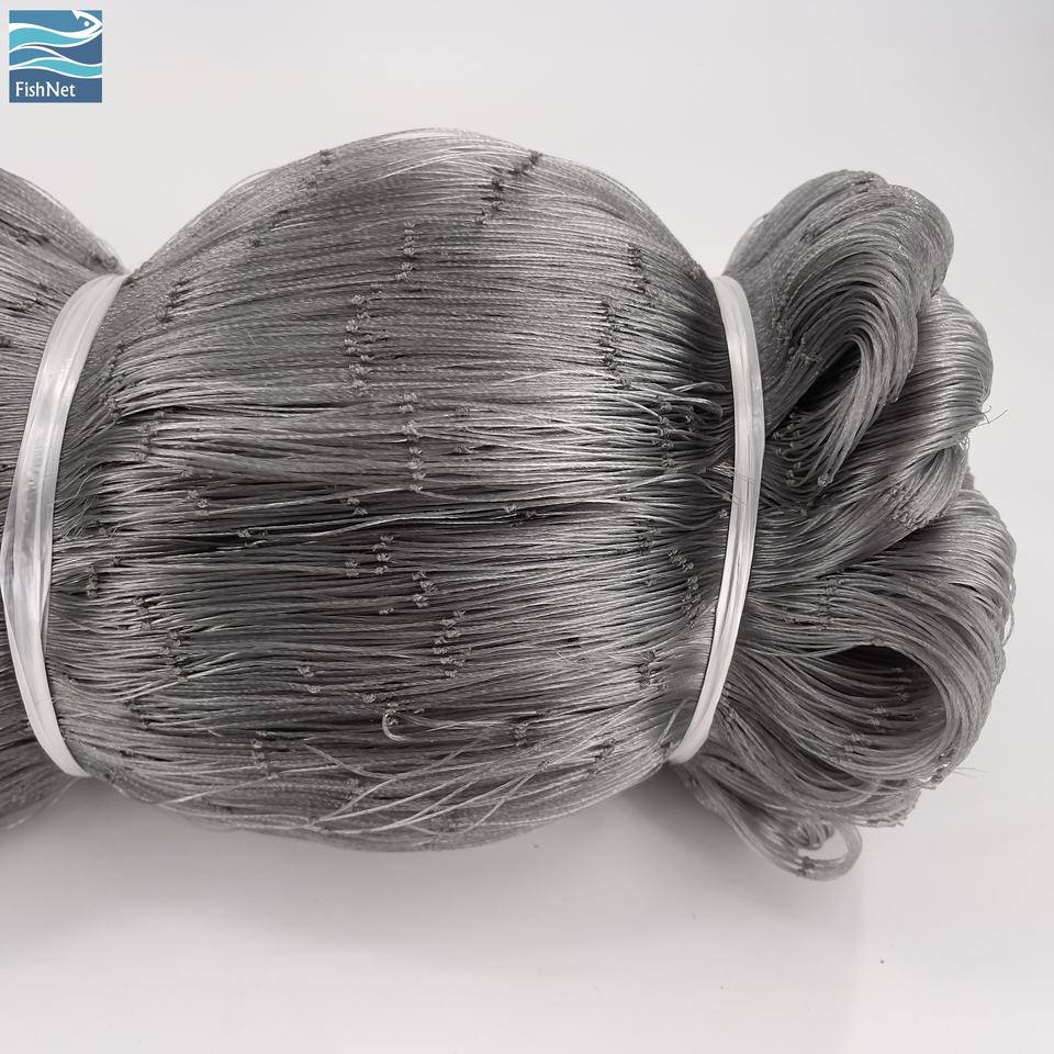 Multi-Monofilament Gillnet — PA6 Double Knot, 0.20mm × 12-Ply, Customizable Mesh (3/8" – 9")