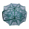 Foldable Reinforced Shrimp & Crab Trap — 8-Sided Umbrella Cage (Auto Open, Portable)